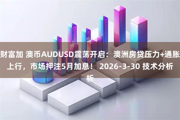 财富加 澳币AUDUSD震荡开启：澳洲房贷压力+通胀上行，市场押注5月加息！ 2026-3-30 技术分析