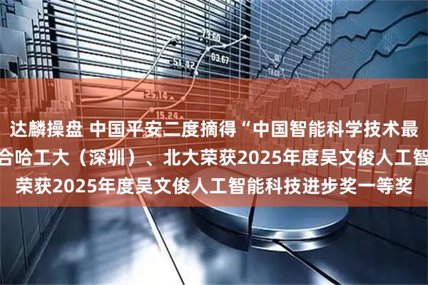 达麟操盘 中国平安二度摘得“中国智能科学技术最高奖”    平安科技联合哈工大（深圳）、北大荣获2025年度吴文俊人工智能科技进步奖一等奖