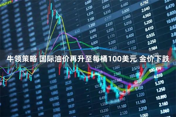牛领策略 国际油价再升至每桶100美元 金价下跌